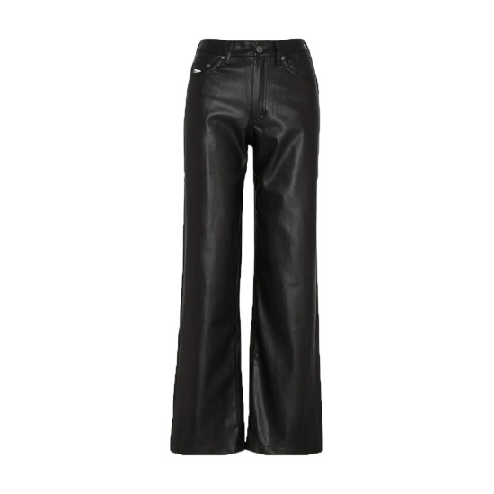 Karl Kani Γυναικείο παντελόνι Small Signature PU Wide Fit Pants
